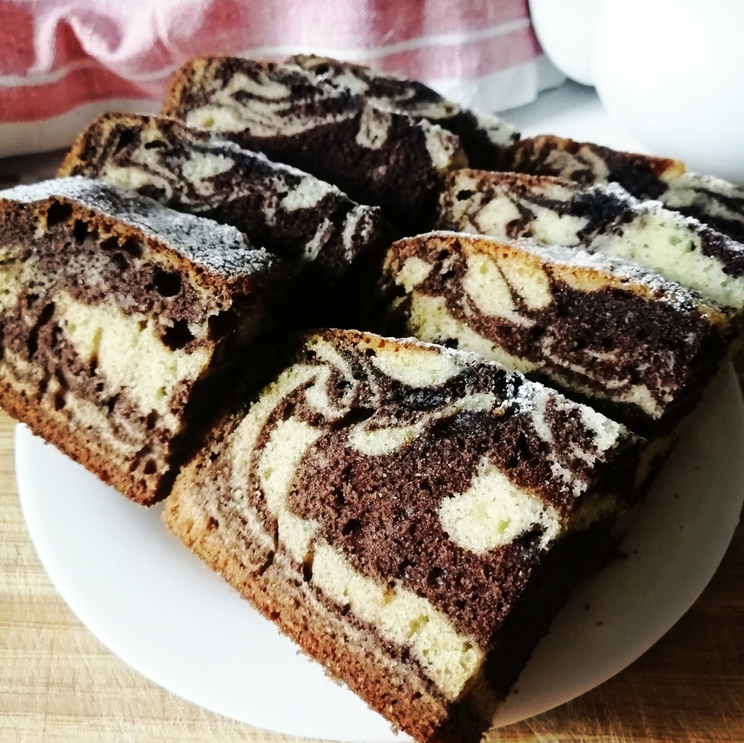 <span style="font-style: italic;">Сдобный пирог "Зебра"</span>&nbsp;